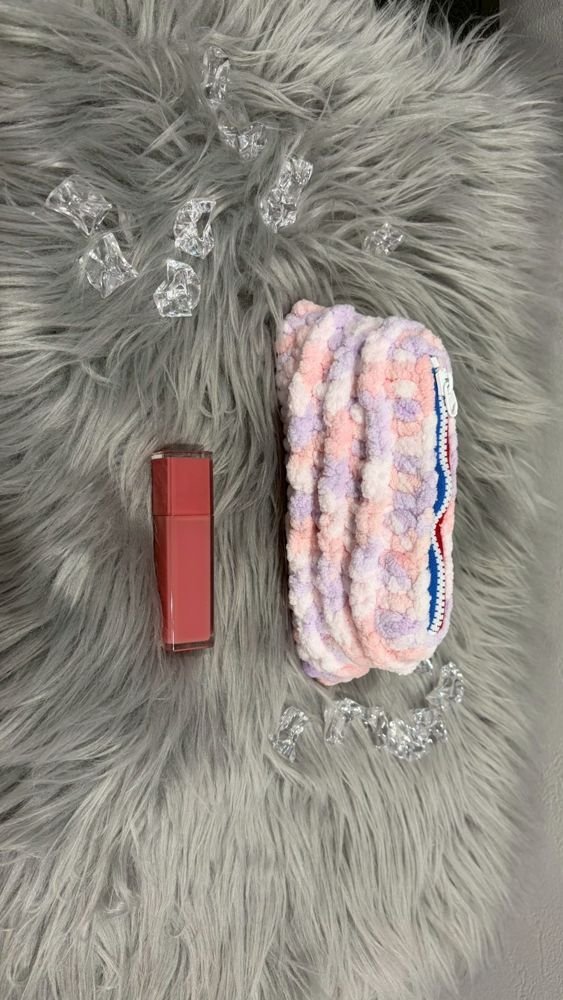 パステル もこもこポーチ